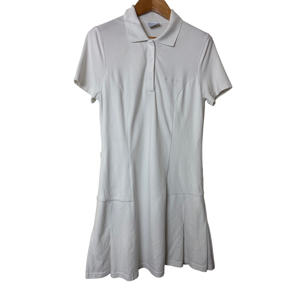Outdoor Voices White Court Dress Short Sleeve Polo Mini Pleated Skirt Small